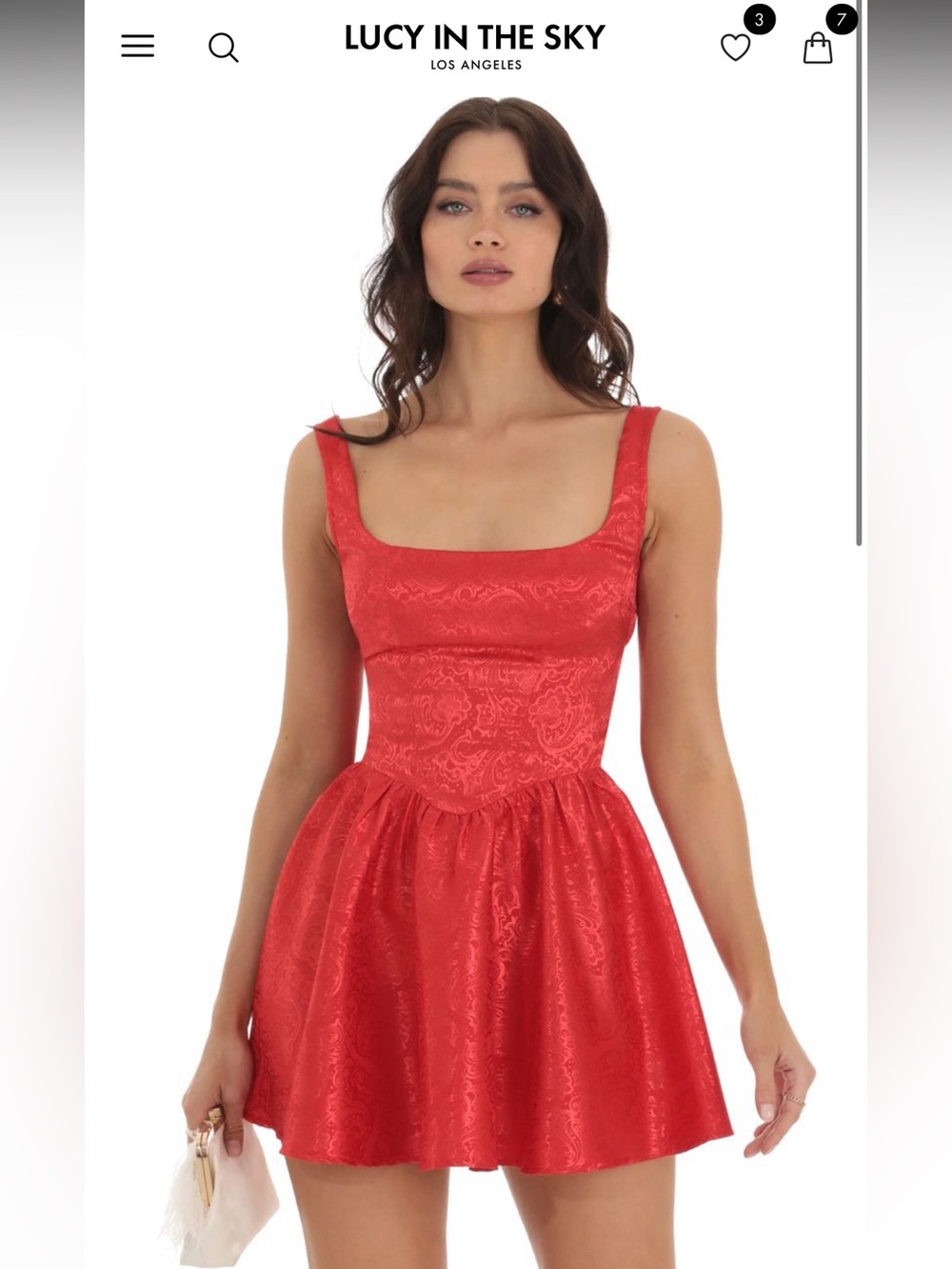 NWT Lucy in the sky Jacquard Mini Dress